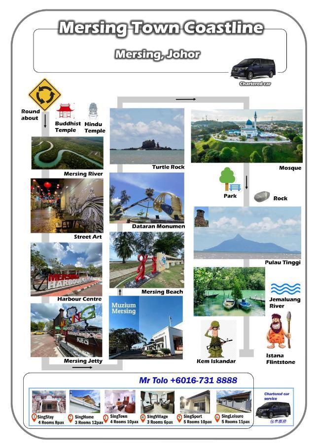 Singsport Holiday House Mersing Zewnętrze zdjęcie